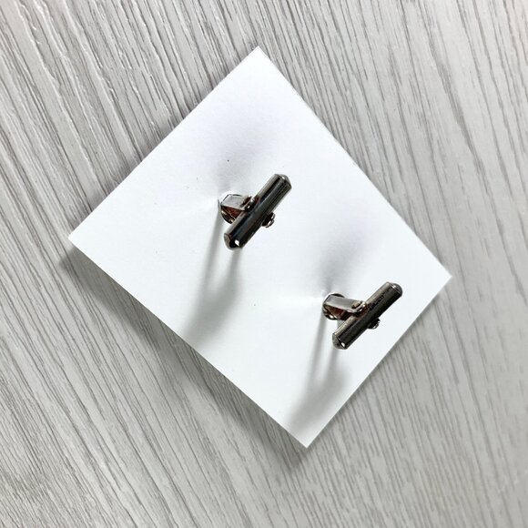 Silver & Nielloware Goddess Cuff Links - Picture 3 of 6